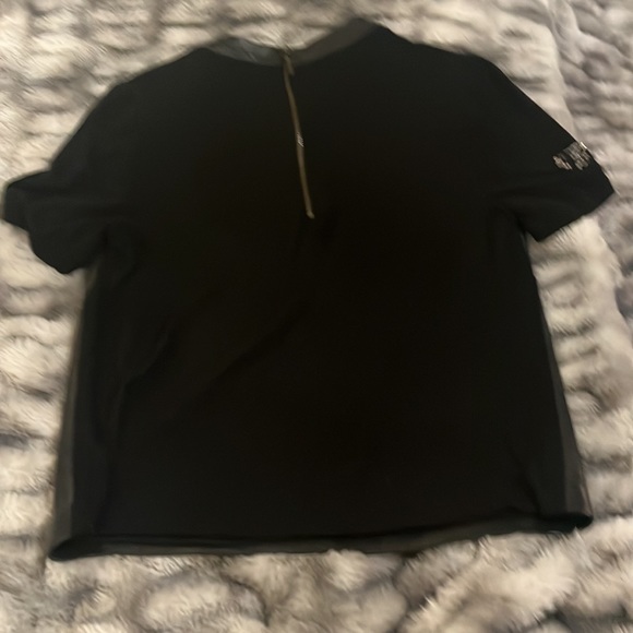 DESIGNER leather top, NWT - Picture 5 of 5